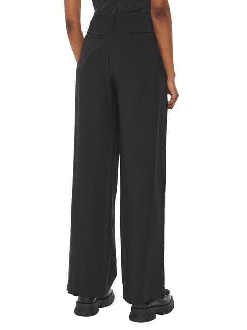 CK JEANS High-waisted trousers with pleats ck black - Women's Pants