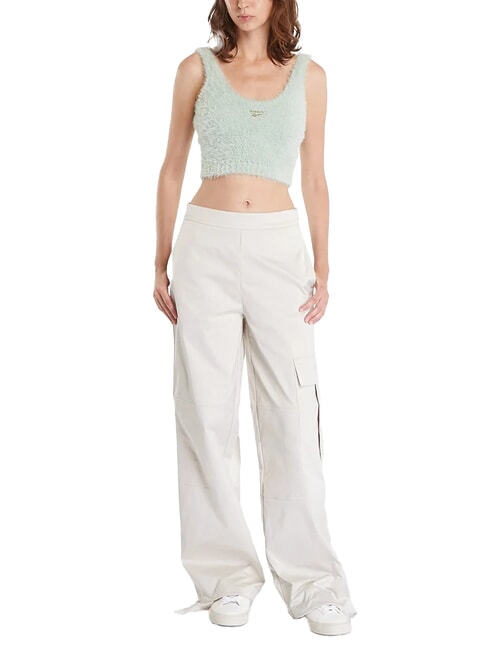 CK JEANS Low-waisted cargo pants eggshell - Women's Pants