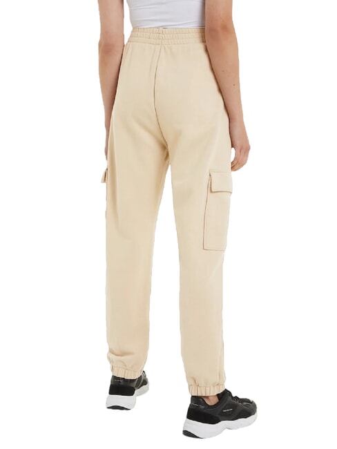 CK JEANS Jogging trousers with big pockets pale khaki - Sports suits for women