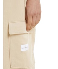 CALVIN KLEIN CK JEANS Jogging trousers with big pockets pale khaki - Sports suits for women - 3