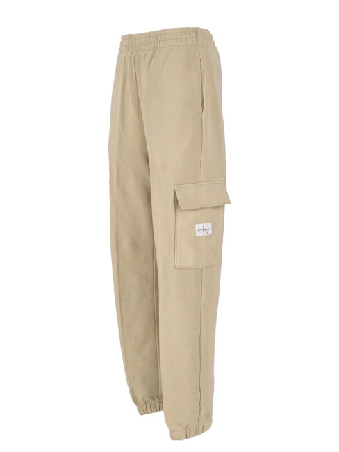 CK JEANS Jogging trousers with big pockets pale khaki - Sports suits for women