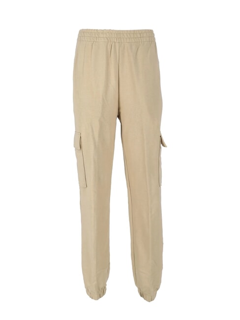 CK JEANS Jogging trousers with big pockets pale khaki - Sports suits for women