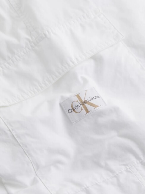 CK JEANS Cotton cargo pants bright white - Women's Pants