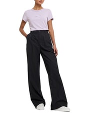 CALVIN KLEIN CK JEANS Wide-leg straight-leg chinos ck black - Women's Pants - 5