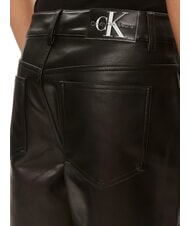 CALVIN KLEIN CK JEANS High-waisted straight trousers ck black - Women's Pants - 4