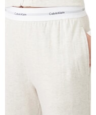CALVIN KLEIN CK Tracksuit bottoms with logo elastic oatmeal heather - Sports suits for women - 3