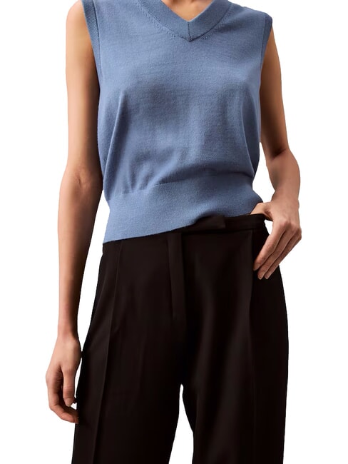 CK Palazzo trousers with pleats black - Women's Pants