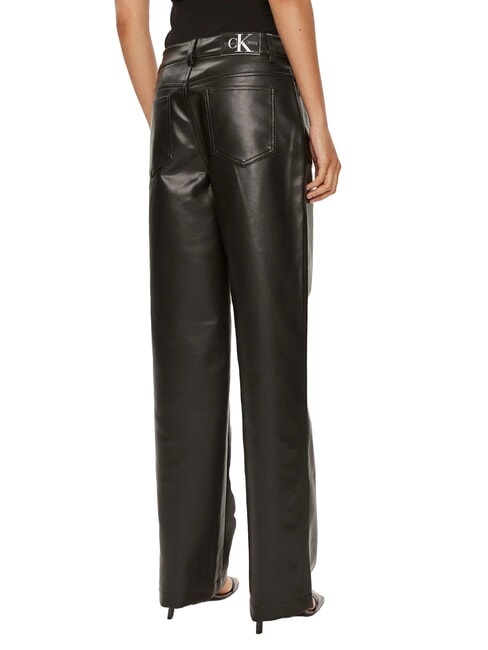 CK JEANS High-waisted straight trousers ck black - Women's Pants