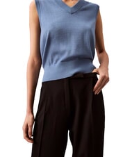 CALVIN KLEIN CK Palazzo trousers with pleats black - Women's Pants - 3