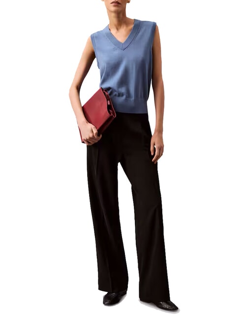 CK Palazzo trousers with pleats black - Women's Pants