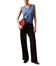 CALVIN KLEIN CK Palazzo trousers with pleats black - Women's Pants - 4