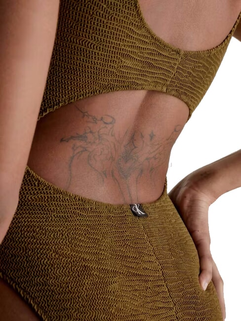 CK One-piece swimsuit with backless urban army - Women's swimwear