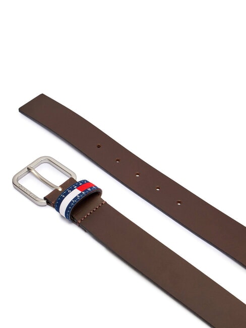TJM RYAN Leather belt dark brown - Belts
