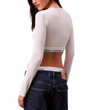 CALVIN KLEIN CK Brassi&egrave;re Long-sleeved T-shirt white - Women's Underwear - 2