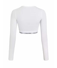CALVIN KLEIN CK Brassi&egrave;re Long-sleeved T-shirt white - Women's Underwear - 4
