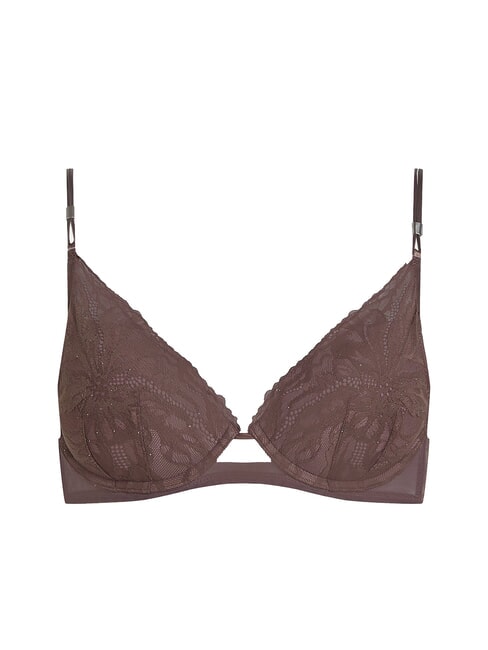 CK Underwired lace bra plum truffle - Women's Underwear