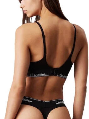 CK Push-up bra black w. dtm wb - Women's Underwear