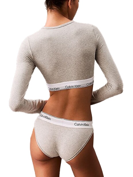CK Brassi&egrave;re Long-sleeved T-shirt grey heather - Women's Underwear
