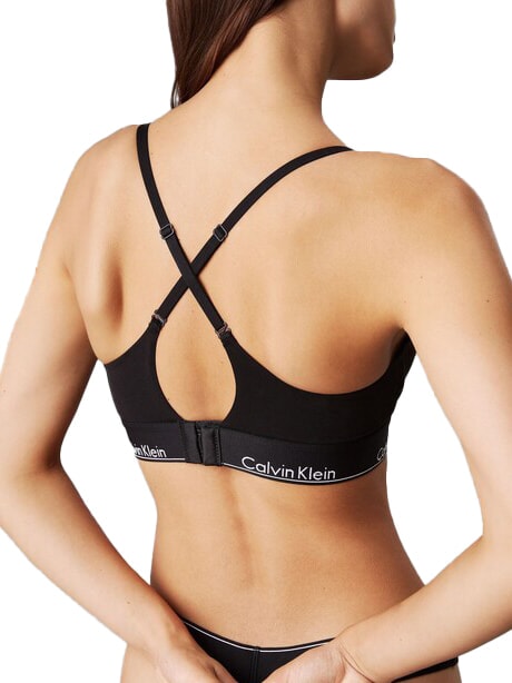 CK Push-up bra black w. dtm wb - Women's Underwear