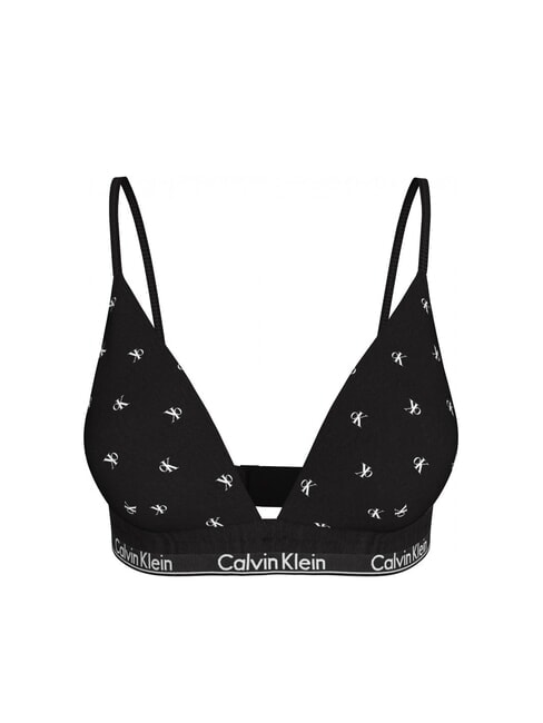 CK Stretch cotton bralette bra black diamond logo print - Women's Underwear