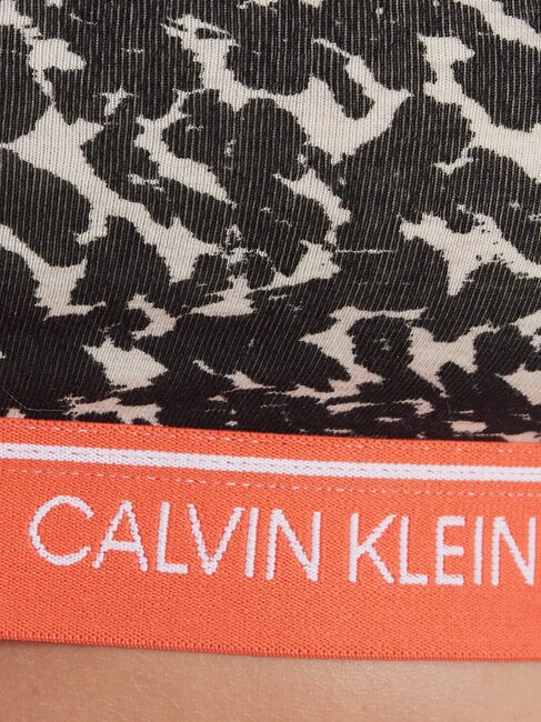 CK Stretch cotton bralette bra distorted animal - oatmeal heather - Women's Underwear