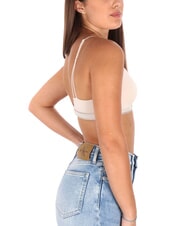 CALVIN KLEIN CK Triangle bralette bra sandshell with new stone logo - Women's Underwear - 3