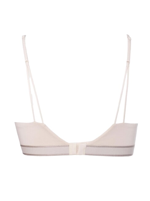 CK Triangle bralette bra sandshell with new stone logo - Women's Underwear