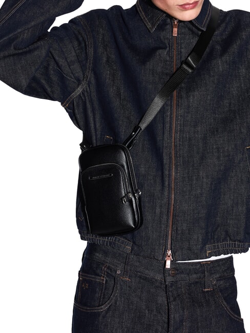 OKINAWA  Mini smartphone bag black - Over-the-shoulder Bags for Men