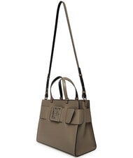 ARMANI EXCHANGE A|X BUCKLE Hand shopper, with shoulder strap brown bass - Women’s Bags - 3