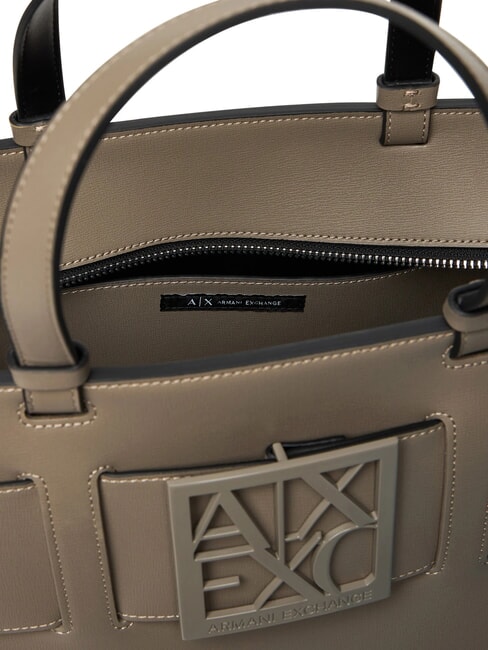 A|X BUCKLE Hand shopper, with shoulder strap brown bass - Women’s Bags