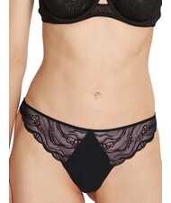 CALVIN KLEIN CK Lace thong black - Women's briefs - 3
