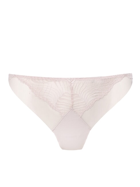 CK Thong with lace insert gray morning - Women's briefs