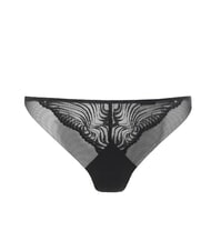 CALVIN KLEIN CK Thong with lace insert black - Women's briefs - 4