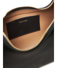 CALVIN KLEIN EMBOSSED LOGO Shoulder bag, with shoulder strap black/toasted coconut - Women’s Bags - 4