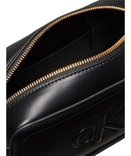 CALVIN KLEIN BOLD MONOGRAM Mini shoulder bag on black - Women’s Bags - 4