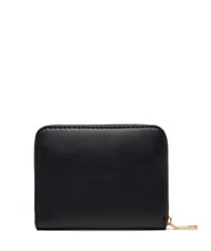 CALVIN KLEIN BOLD MONOGRAM Small wallet on black - Women’s Wallets - 3