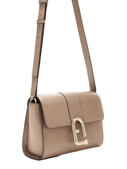 URBAN Small leather shoulder bag greige - Women&rsquo;s Bags