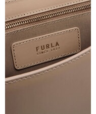 FURLA URBAN Small leather shoulder bag greige - Women&rsquo;s Bags - 6