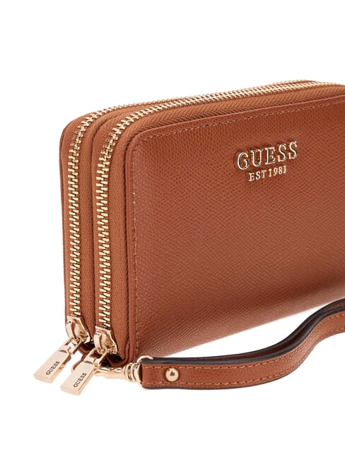 AMORETTE Medium 2-zip wallet COGNAC - Women’s Wallets