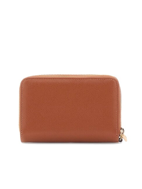 AMORETTE Medium 2-zip wallet COGNAC - Women’s Wallets