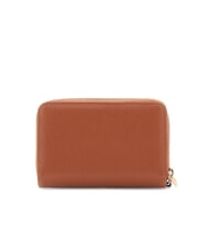 GUESS AMORETTE Medium 2-zip wallet COGNAC - Women’s Wallets - 4