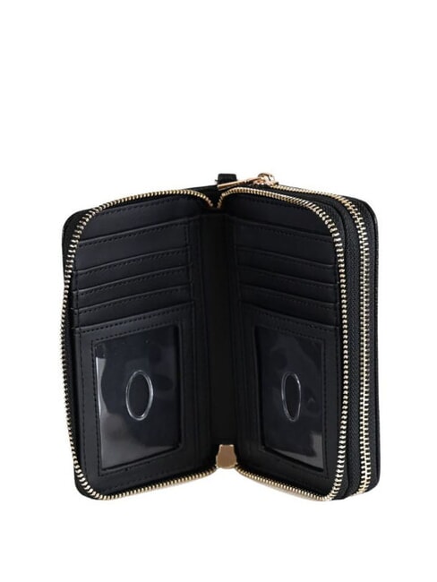 AMORETTE Medium 2-zip wallet BLACK - Women’s Wallets