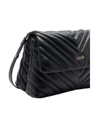 LIUJO LUNNY Medium quilted hobo bag BLACK - Women’s Bags - 4