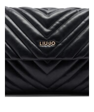 LIUJO LUNNY Medium quilted hobo bag BLACK - Women’s Bags - 5