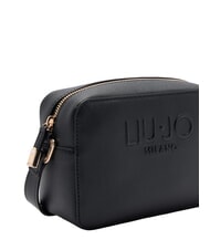 LIUJO HALONA Camera bag with embossed logo BLACK - Women’s Bags - 4