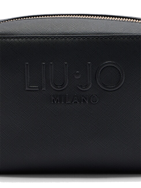 HALONA Camera bag with embossed logo BLACK - Women’s Bags