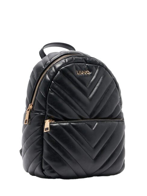 CIRRY Quilted backpack with pocket BLACK - Women’s Bags
