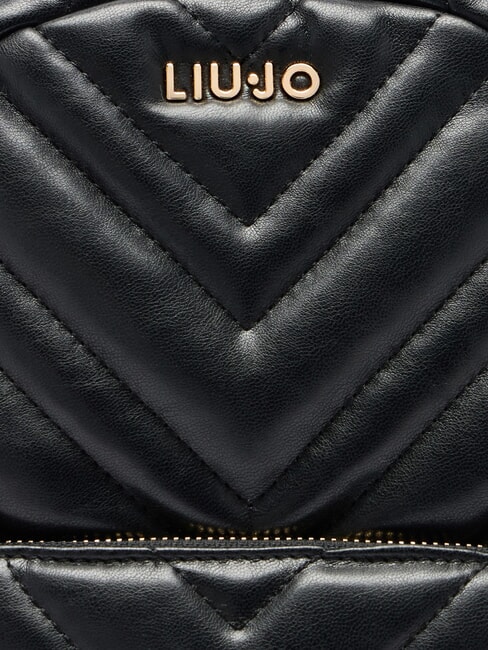 CIRRY Quilted backpack with pocket BLACK - Women’s Bags