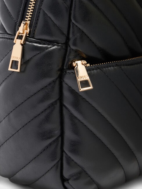 CIRRY Quilted backpack with pocket BLACK - Women’s Bags