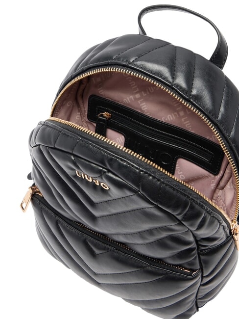 CIRRY Quilted backpack with pocket BLACK - Women’s Bags